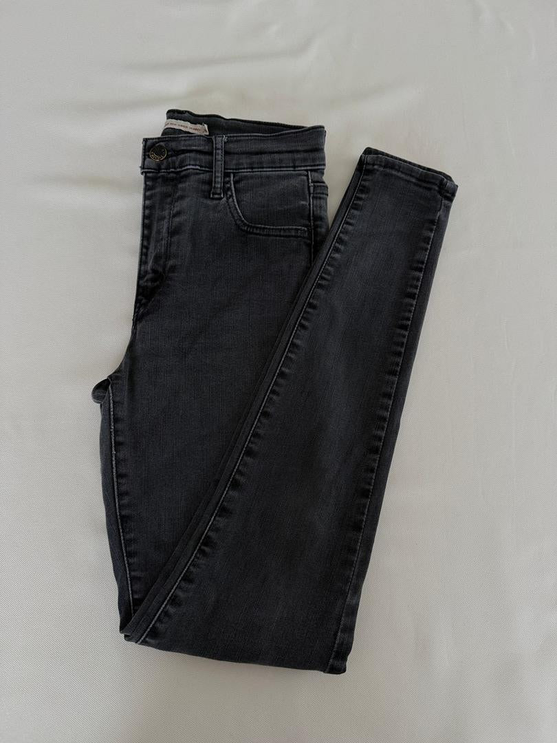 Jean High Rise Super skinny Levi's - 36 - Gris foncé
