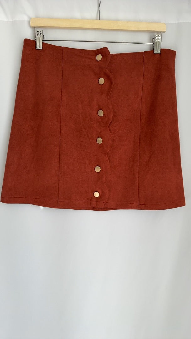 Jupe courte Emma Ella - L - Bordeaux -