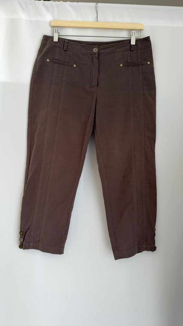 Pantacourt femme Armand Thiery - Fr 44 - marron