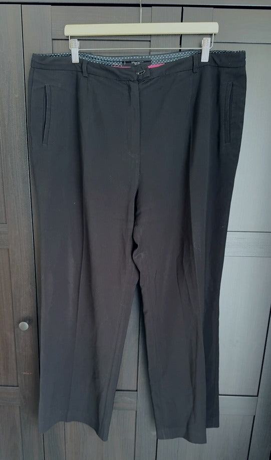Pantalon large un jour ailleurs noir - Fr 48 - Noir - 2nd chance