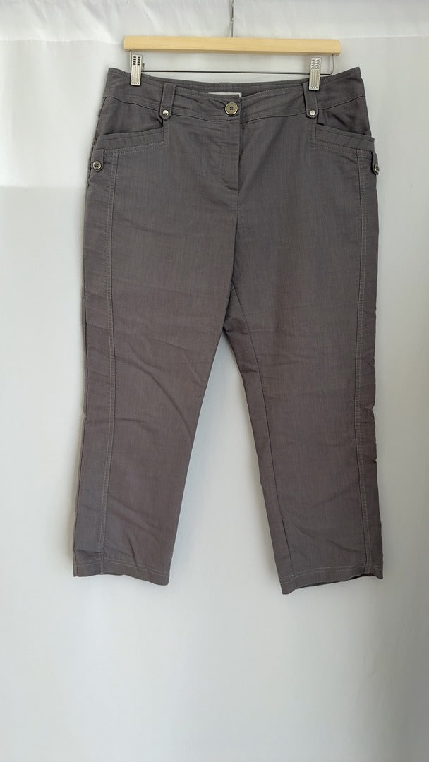 Pantacourt femme Armand Thiery - 42 - gris