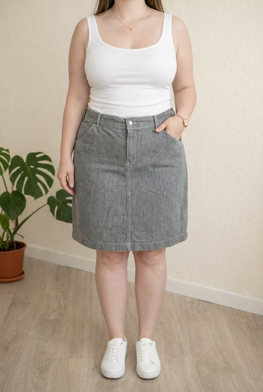 Jupe Gap Carpenter - 44 - Gris