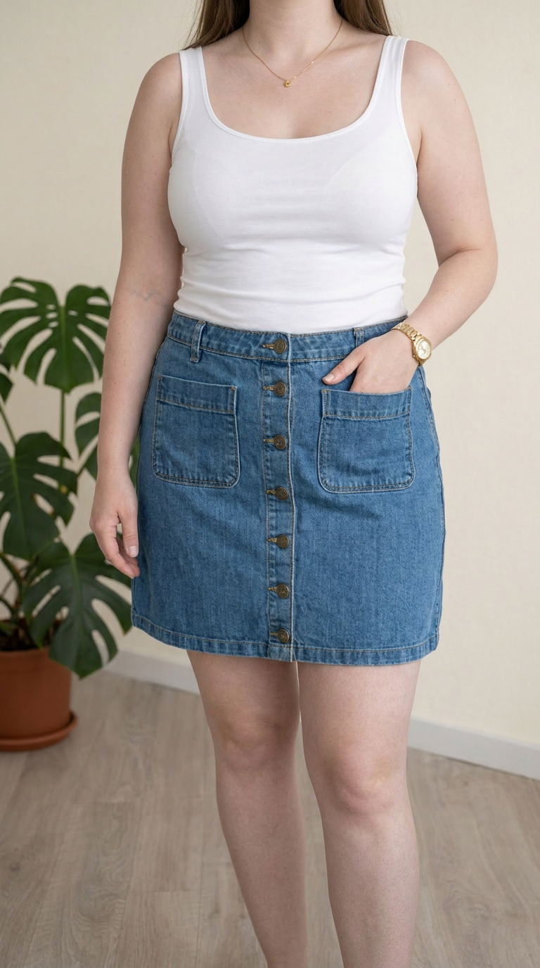 Jupe en jean G-one By Gémo - 42 - Bleu -