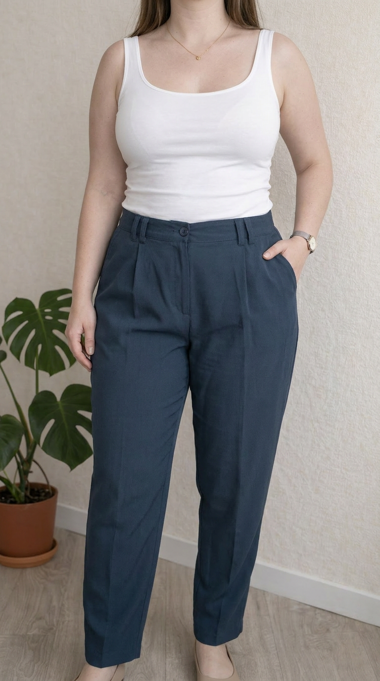 Pantalon Fashion Private Company - 44 - Bleu marine