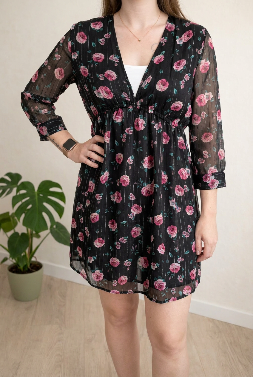 Robe Stradivarius - S - Noir