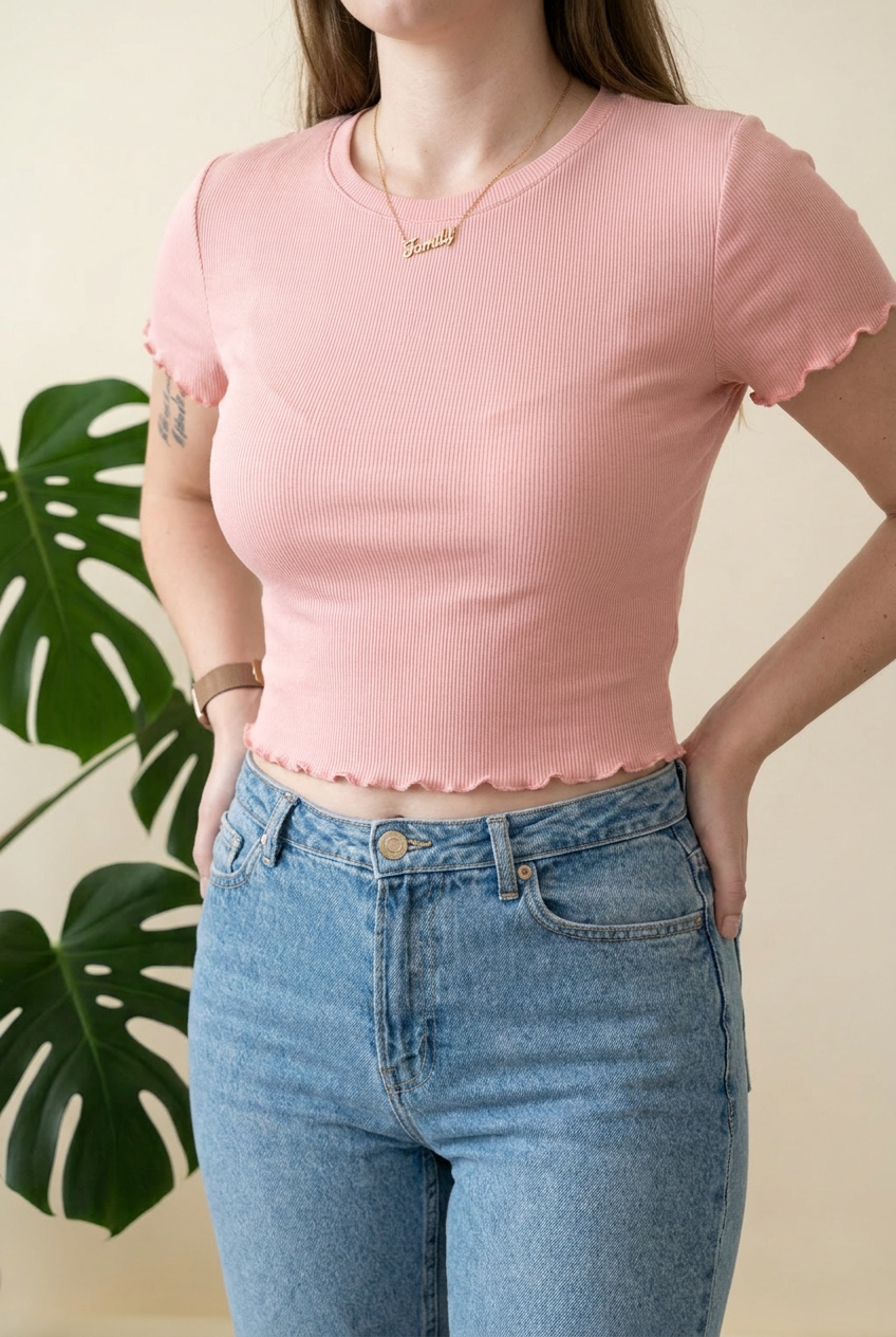 Crop top H&m - S - Rose -