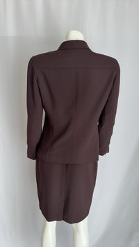 Tailleur jupe Antonelle marron taille 42