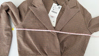 Blazer court Zara - S - Marron -