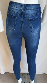 Jeans Skinny Sans Marque - S - Bleu -