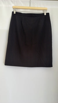Jupe droite Woman Collection - Fr 40 - Noir - Pinstripe