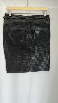 Jupe Bréal - 40 - Noire - motif pied-de-poule