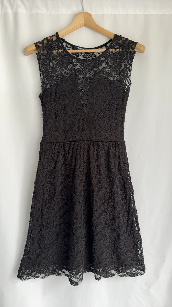 Robe Jennyfer - L - Noir - dentelle