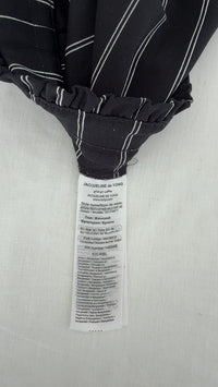 Pantalon large Jdy - M - Noir - à rayures