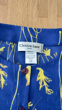 Ensemble jupe et veste Christine Laure - Fr 42 - bleu