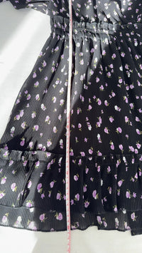 Robe Zara - M - Noir - Fleurie