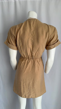 Robe Zara - Xs - Camel -