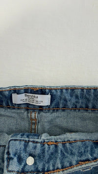 Jupe en jean Bershka - 38 - Bleu -
