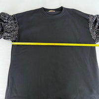 Robe D'hiver Sans Marque - 40 - Noir - Manches Paillettes