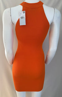 Robe Mini Mng - M - Orange - Neuve