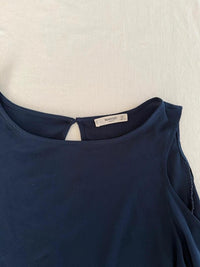 Blouse Mango - S - Bleu marine -