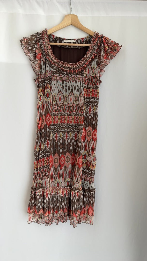 Robe Armand Thiery 44 multico marron