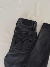 Jean High Rise Super skinny Levi's - 36 - Gris foncé