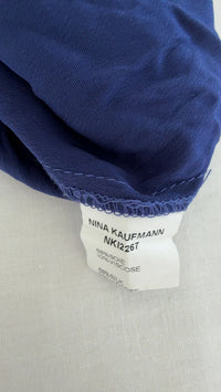 Robe soie Nina Kaufmann - M - Bleu marine -