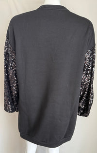 Robe D'hiver Sans Marque - 40 - Noir - Manches Paillettes