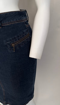 Jupe Promod - 38 - Bleu -