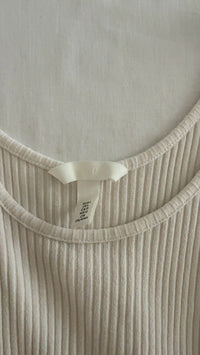 Robe midi H&m - L - Crème -