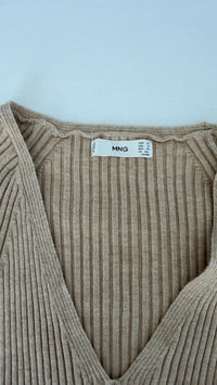 Robe pull Mango - Xl - Beige/marron clair