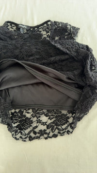 Robe Jennyfer - L - Noir - dentelle