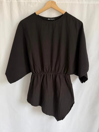 Blouse peplum Zara - M - Noir