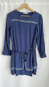 Robe soie Nina Kaufmann - M - Bleu marine -