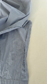 Robe chemise H&m - S - Bleu et Blanc rayé
