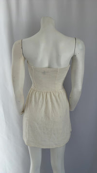 Robe bustier Bershka - S - Crème