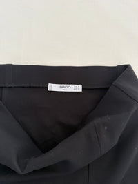 Jupe Midi Mango - S - Noir - Fendue