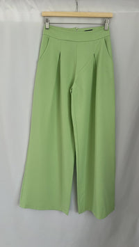 Pantalon large boohoo - 34 - vert