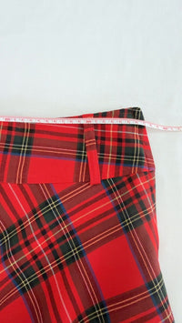 Jupe H&m - 36 - Rouge - Mini Jupe Tartan