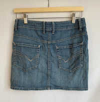 Jupe courte en jean Denim Mini - 38 - Bleu -