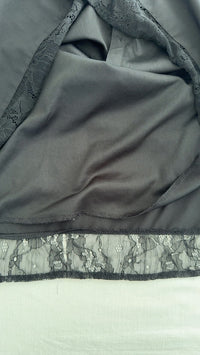 Robe mini Jennyfer - 34 - Noir - dentelle