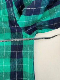 Veste Tan Jay - 42 - Vert - Vintage Plaid Boutons Dorés