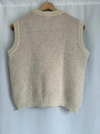 Pull sans manches Grain de Malice - S - Crème -