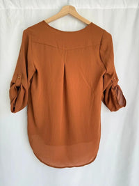 Blouse Zara Basic - S - marron