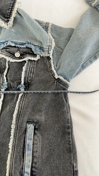 Veste en jean H&m - Xs - Gris -