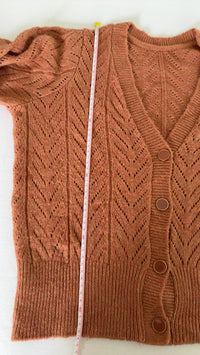 Gilet ajouré Sans marque - M - Orange -