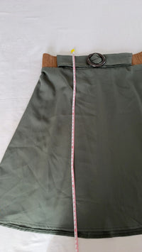 Jupe courte Grain de Malice - 38 - Kaki -