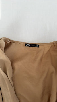 Robe Zara - Xs - Camel -