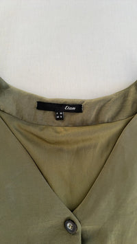 Robe courte Etam - 36 - Kaki -