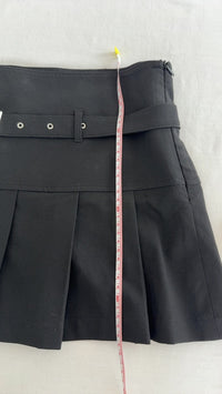 Mini jupe plissée Bershka - L - Noir -